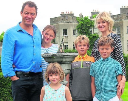 Senan with his parents and siblings 